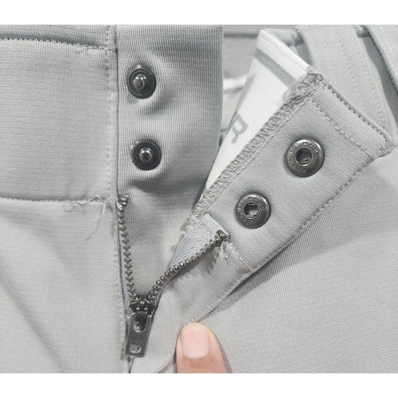 Under Armour Mens Pants Gray Solid 2XL Loose Button Fly 100% Polyester Athletic - Picture 13 of 16